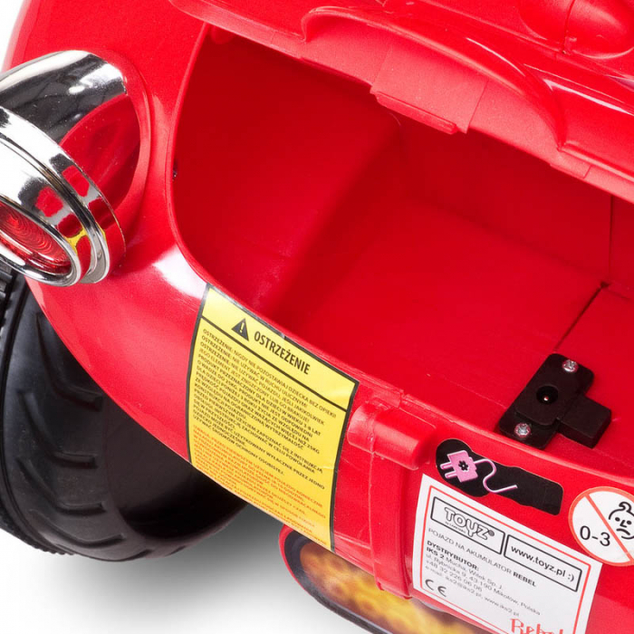 Motocicleta cu acumulator 6V Toyz Rebel CAR-RBL CCT1R, Rosu [4]