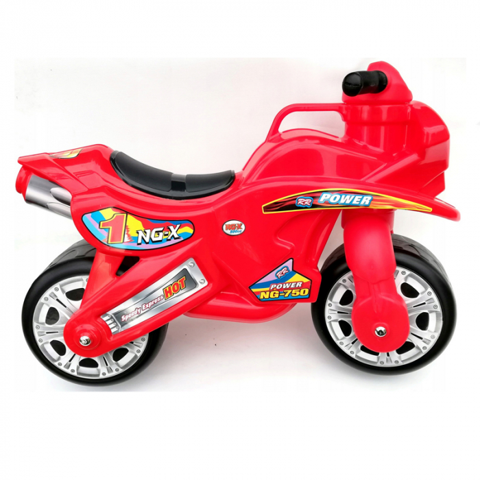 Motocicleta fara pedale pentru copii Midex NG-X MB1-826739, Rosu [2]