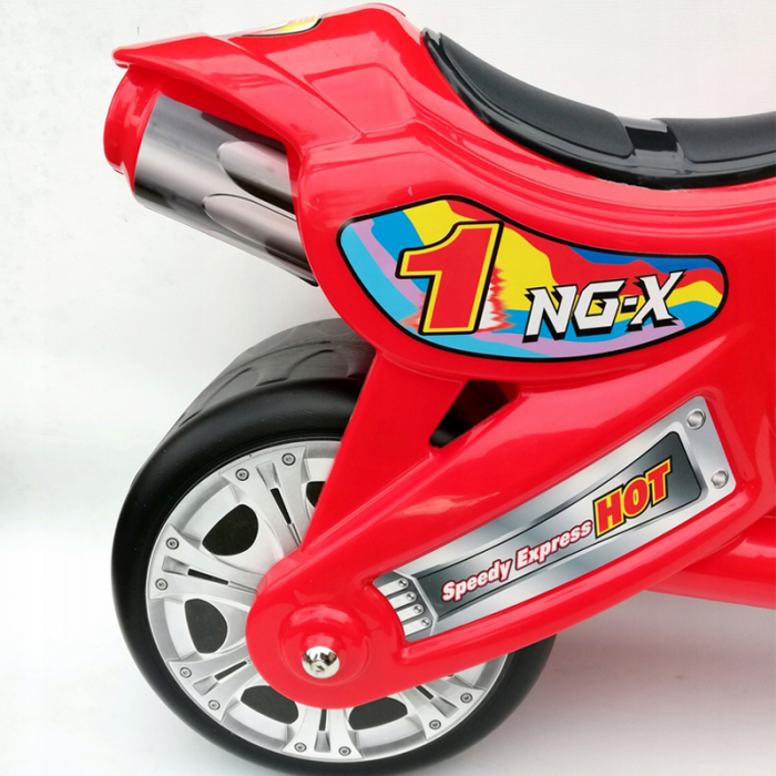 Motocicleta fara pedale pentru copii Midex NG-X MB1-826739, Rosu [3]