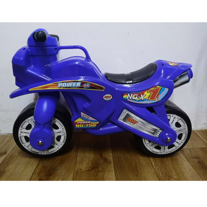 Motocicleta fara pedale pentru copii Midex NG-X MB1-826739-A, Albastru [3]