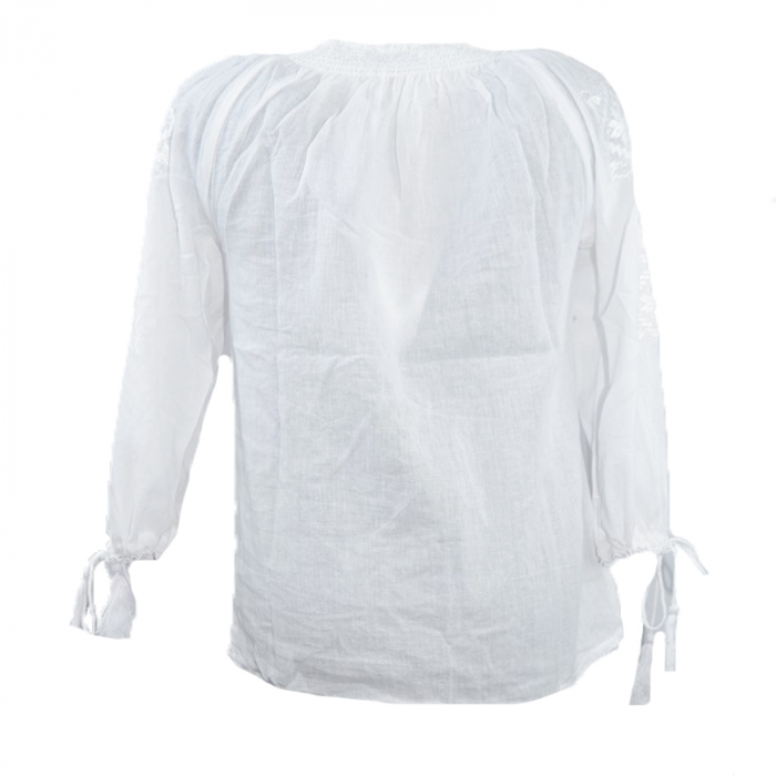 Bluza tip ie pentru fete Mini Junior MRI-6-80-86, Alb [2]