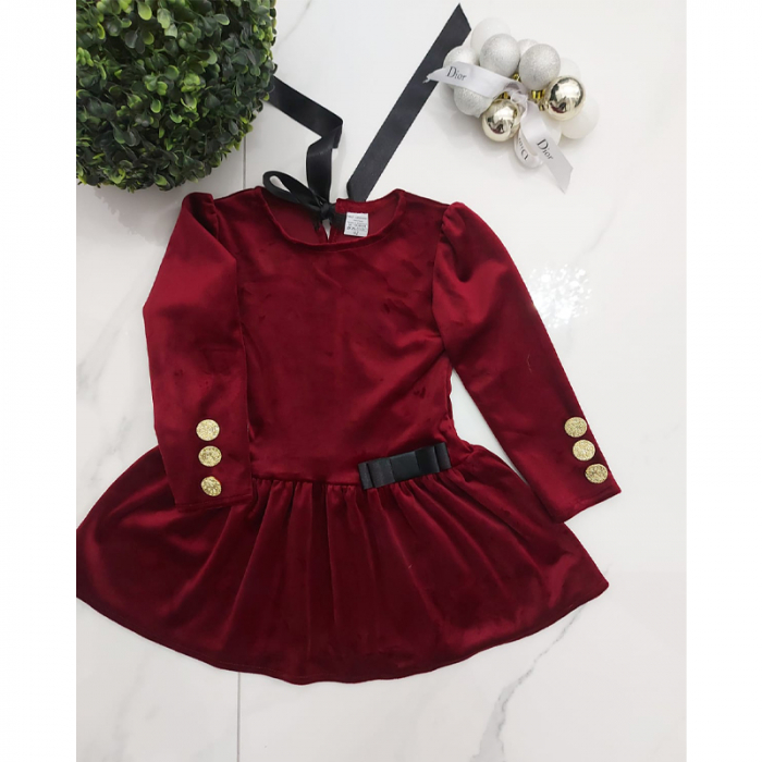 Rochie pentru fete Viwa NKF-1, Visiniu [5]