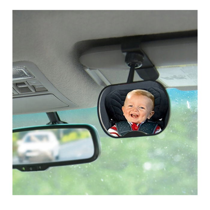 Oglinda auto reglabila Bambino 000344, Negru [3]