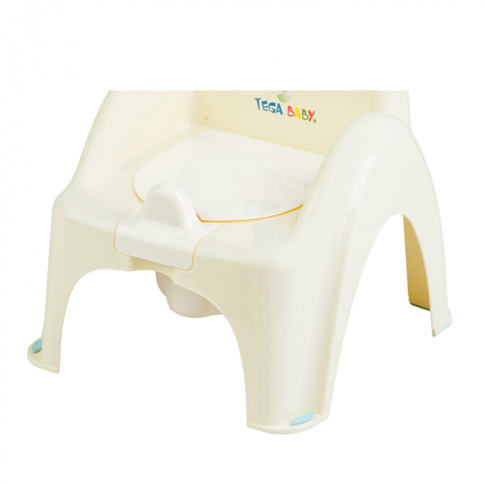 Olita antiderapanta tip scaunel Tega Baby Dog & Cat PK-007-102, Crem [2]