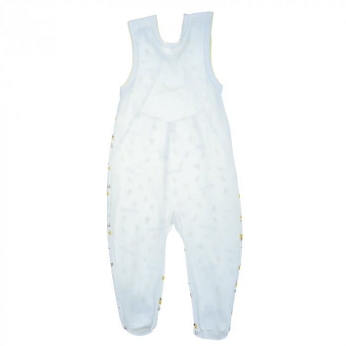 Salopeta fara maneci pentru fete Koala Bobas Fashion 827AL-80, Alb [2]