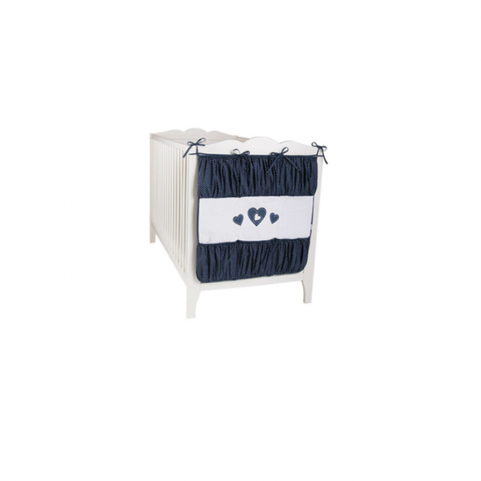 Organizator patut pentru bebelusi Ty i My Hearts 60 x 60 cm OTMH-B, Bleumarin [2]