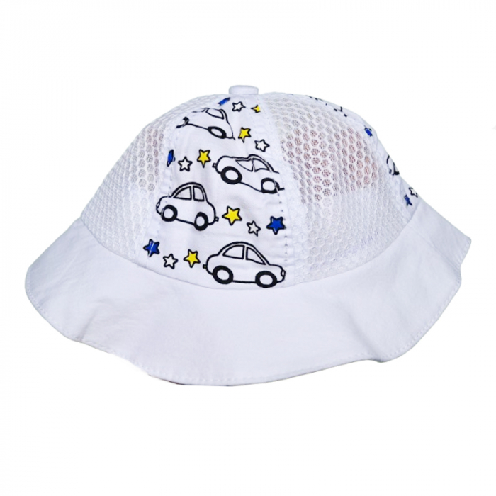 Palarie pentru baieti Mini Junior PRIE-MJ4, Alb [1]