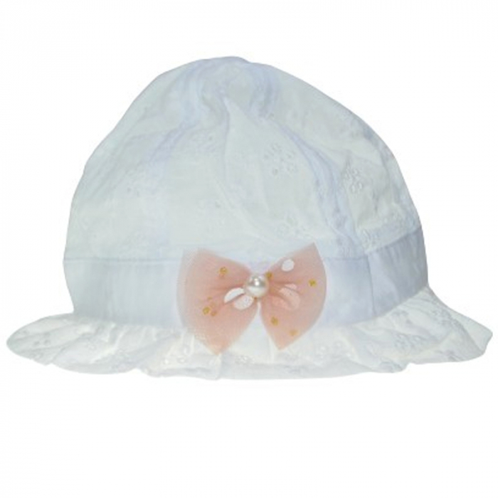 Palarie pentru fete Mini Junior MJ0105-30, Alb [1]