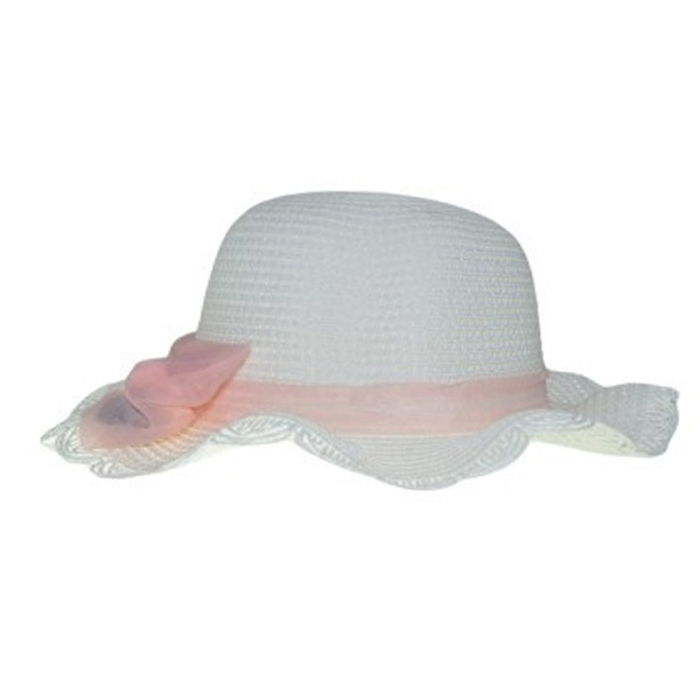 Palarie pentru fete Mini Junior MJ0105, Alb [2]