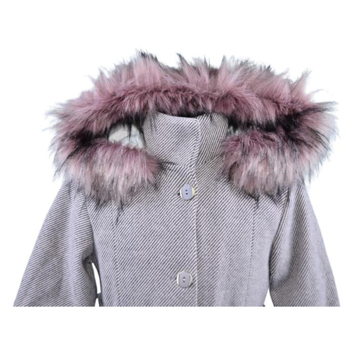 Palton elegant pentru fete, Mini Junior PLT2410G-140, Gri [5]