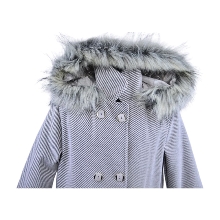 Palton elegant pentru fete, Mini Junior PLT2410G2-128, Gri [2]