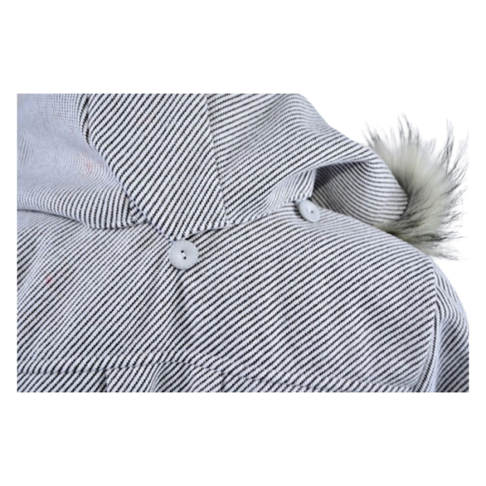 Palton elegant pentru fete, Mini Junior PLT2410G2-128, Gri [5]