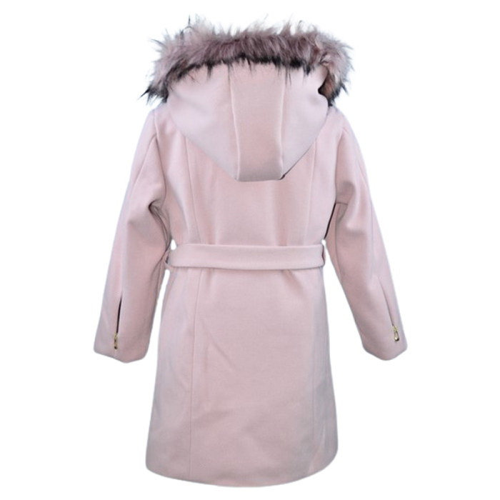 Palton elegant pentru fete, Mini Junior PLT2410R-140, Roz [2]