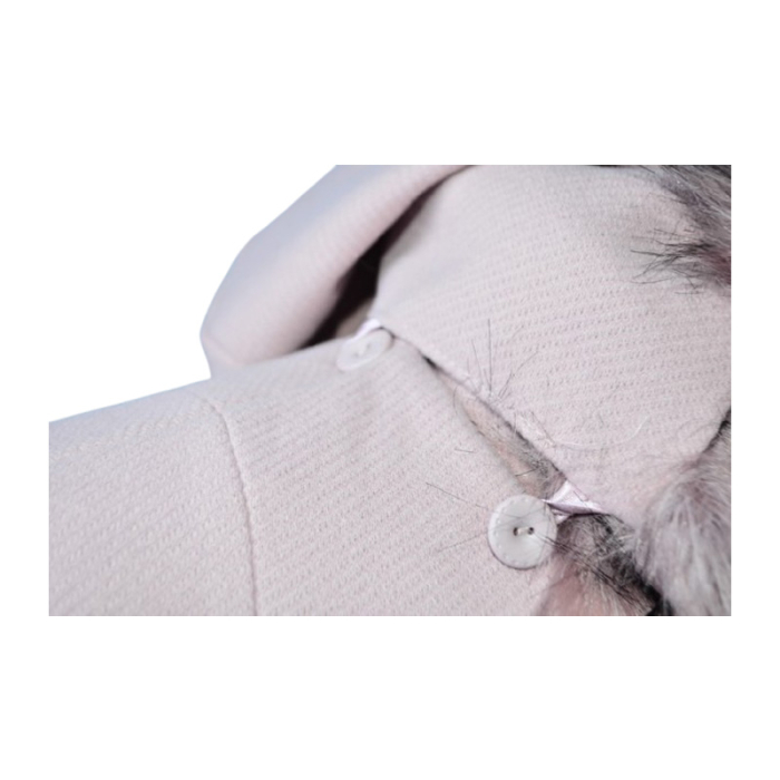 Palton elegant pentru fete, Mini Junior PLT2410R-140, Roz [8]