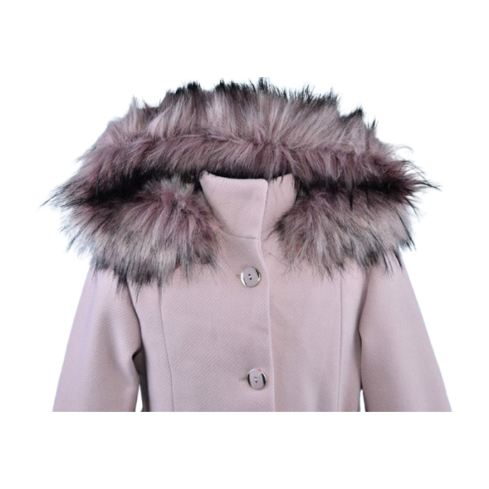 Palton elegant pentru fete, Mini Junior PLT2410R-140, Roz [3]