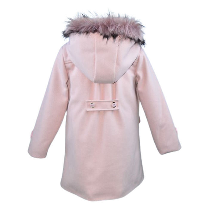 Palton elegant pentru fete, Mini Junior PLT2410R2-128, Roz [5]