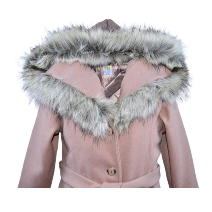 Palton elegant, pentru fete, Mini Junior PLT2810R-128, Roz [3]