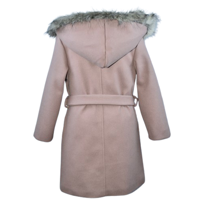 Palton elegant, pentru fete, Mini Junior PLT2810R-128, Roz [2]