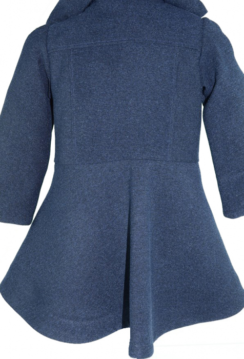 Palton elegant pentru fete Umbo UMB11-98, Bleumarin [3]