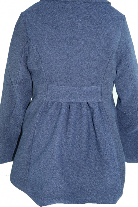 Palton elegant pentru fete Umbo UMB14-1-128, Bleumarin [2]