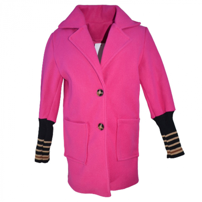 Palton pentru fete BadGirl B2799F, Fucsia [1]