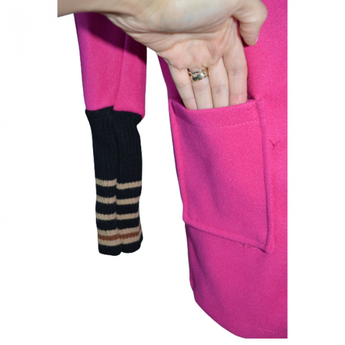 Palton pentru fete BadGirl B2799F, Fucsia [3]