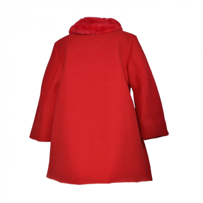 Palton pentru fete Mini Junior PLT-4607R, Rosu [3]