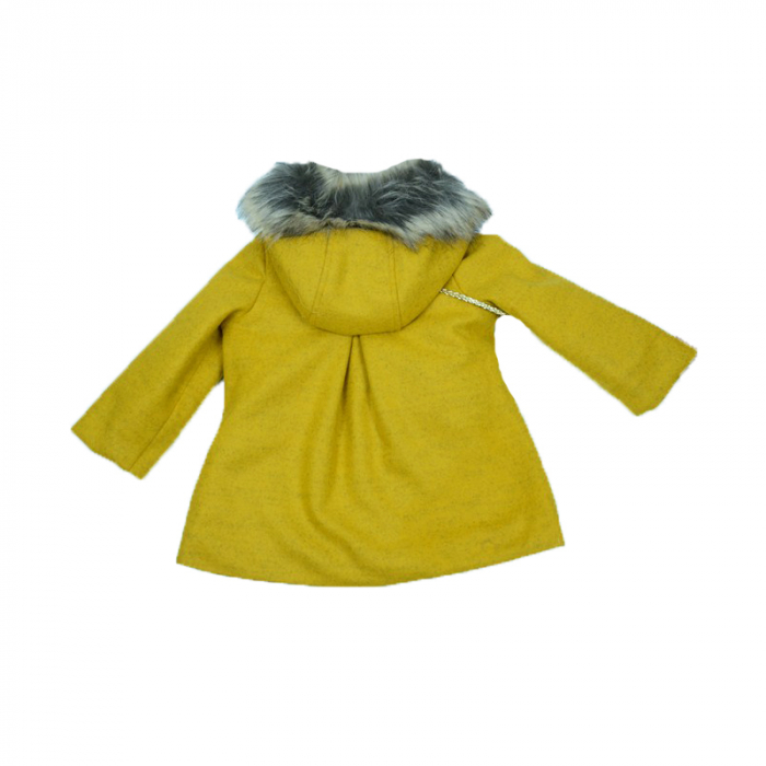 Palton pentru fete Mini Junior SN-74-98-cm, Galben [2]