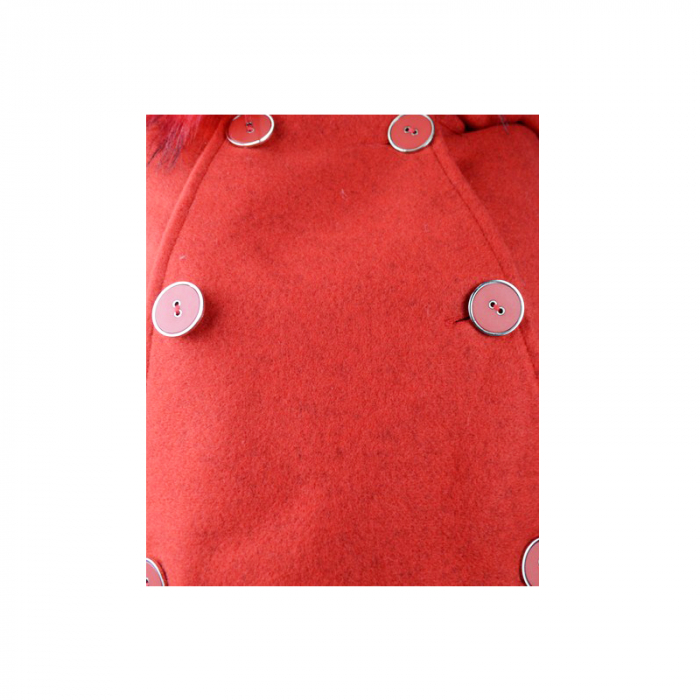 Palton pentru fete Tylkomet SN-71-116-cm, Rosu [4]