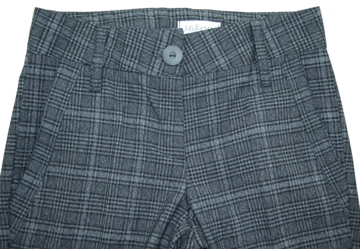 Pantaloni 3/4 pentru fete Mikrus PMK3G-146, Gri [4]
