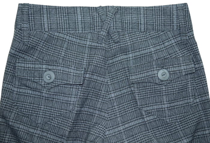 Pantaloni 3/4 pentru fete Mikrus PMK3G-146, Gri [5]