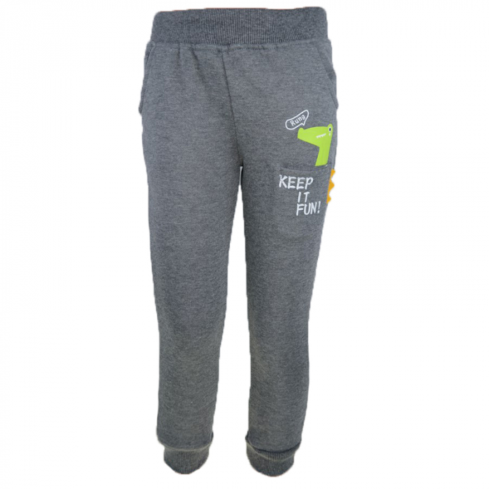 Pantaloni captusiti pentru baieti Happy House HB8520-B-86, Gri [1]