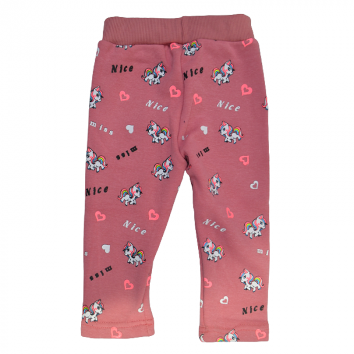 Pantaloni captusiti pentru fete Happy House WB-2998R, Roz [2]