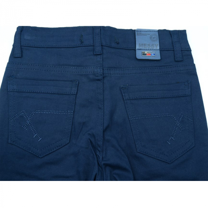 Pantaloni casual baieti Mini Junior 5090, Bleumarin [2]