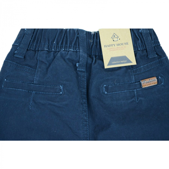 Pantaloni pentru baieti Happy House KK-080SB-80-cm, Bleumarin [3]