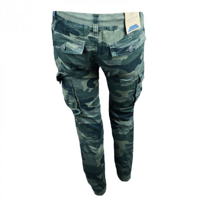Pantaloni pentru baieti Happy House KK6015S-110-cm, Verde [4]
