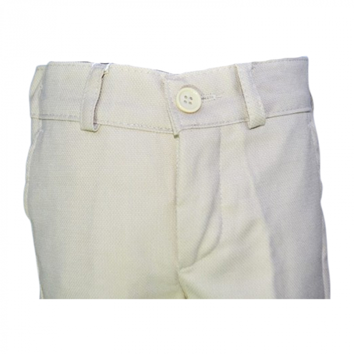 Pantaloni casual, pentru baieti, La Kids 1820-00, Crem [3]
