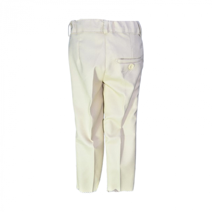 Pantaloni casual, pentru baieti, La Kids 1820-00, Crem [2]