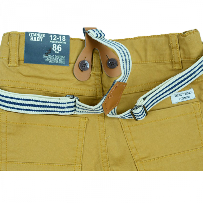 Pantaloni pentru baieti Vitamins PPB-17-86-cm, Maro [3]
