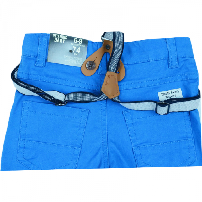 Pantaloni pentru baieti Vitamins PPB-25-74-cm, Albastru [3]