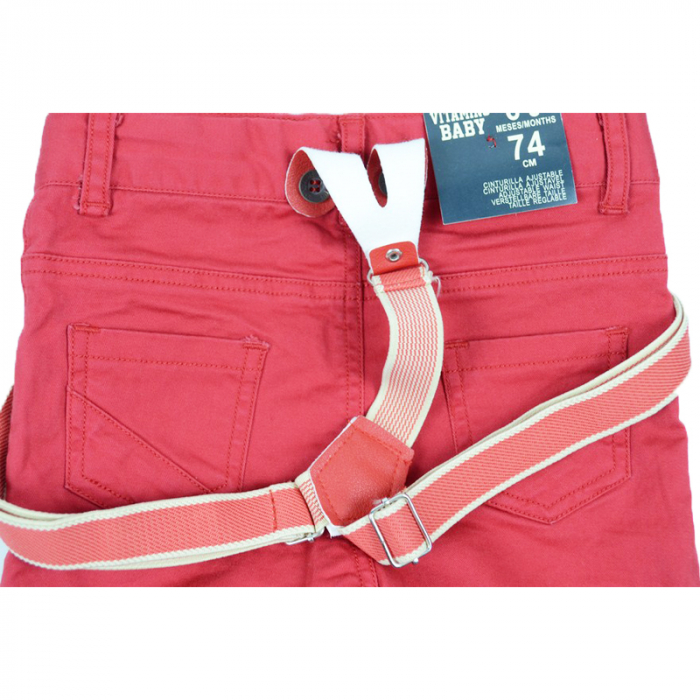 Pantaloni pentru baieti Vitamins PPB-29-86-cm, Rosu [3]