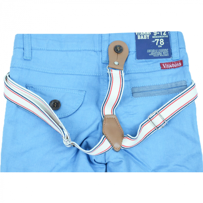 Pantaloni pentru baieti Vitamins PTL-1507-80-cm, Albastru [2]