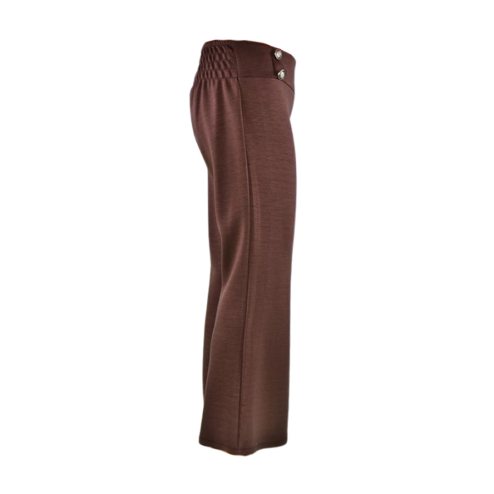 Pantaloni casual evazati, pentru fete, Catherine, P2810M-128, Maro [2]