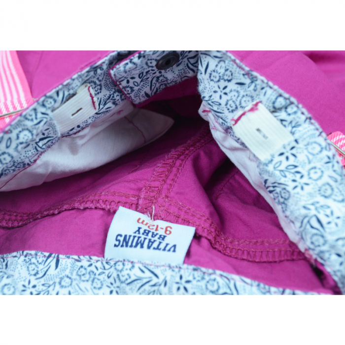Pantaloni pentru fete Vitamins KZ-09-80-cm, Fucsia [2]