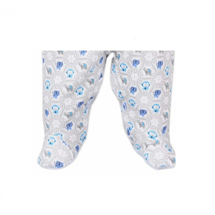 Pantaloni cu botosei pentru baieti Koala Dzungla 05-369A-74, Albastru [2]