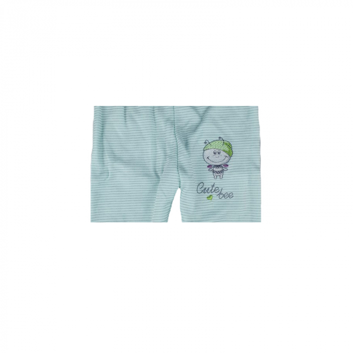 Pantaloni cu botosei pentru baieti Koala Gucio 04-604T-74-cm, Turcoaz [2]