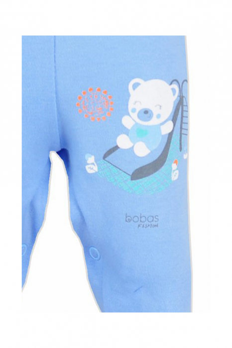 Pantaloni cu botosei pentru baieti Koala Plac Zabaw 3634-AL-68, Albastru [2]