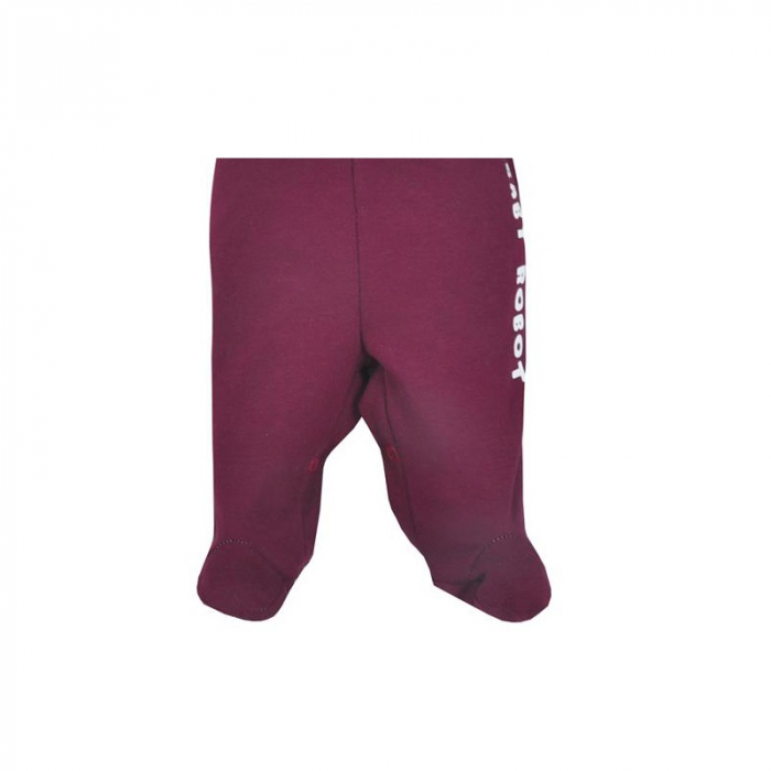 Pantaloni cu botosei pentru baieti Koala Robot 07-208V-68-cm, Visiniu [2]