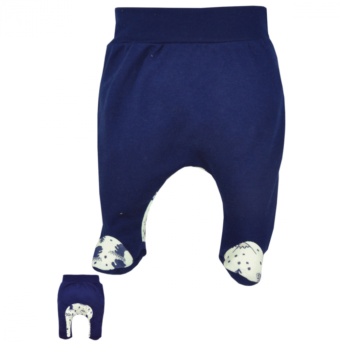 Pantaloni cu botosei pentru baieti Koala Tajga 07-336B-74-cm, Bleumarin [2]