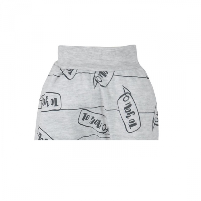 Pantaloni cu botosei pentru baieti Koala To You 08-186-68-cm, Gri [2]